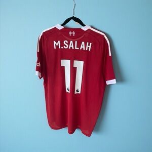 Liverpool FC 2025/26 Home Authentic Jersey Mohamed Salah #11 Adidas Size XL
